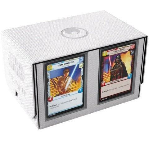 Gamegenic Star Wars: Unlimited Double Deck Pod - White - Gathering Games