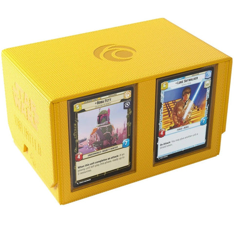 Gamegenic Star Wars: Unlimited Double Deck Pod - Yellow - Gathering Games