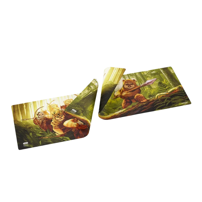 Gamegenic - Star Wars: Unlimited Double-Sided Game Mat - Wicket & Ewok Archers - Gathering Games