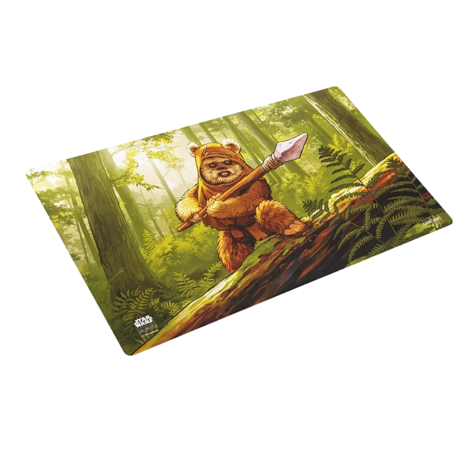 Gamegenic - Star Wars: Unlimited Double-Sided Game Mat - Wicket & Ewok Archers - Gathering Games