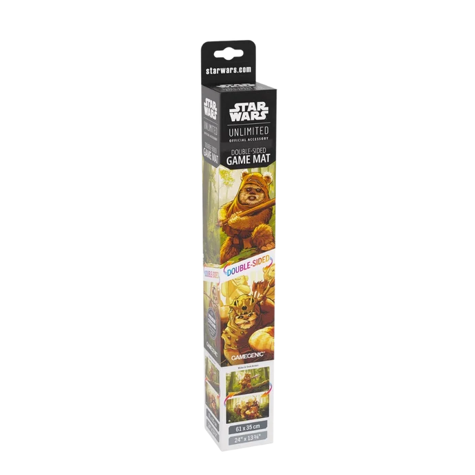 Gamegenic - Star Wars: Unlimited Double-Sided Game Mat - Wicket & Ewok Archers - Gathering Games