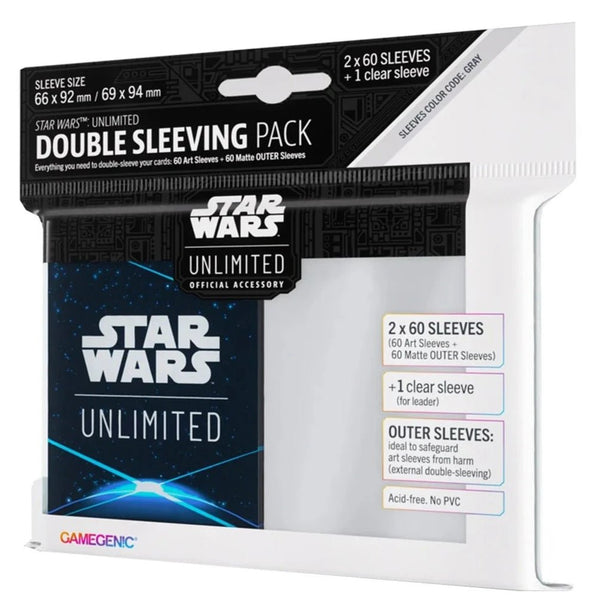 Gamegenic Star Wars: Unlimited Double Sleeving Pack - Space Blue - 1