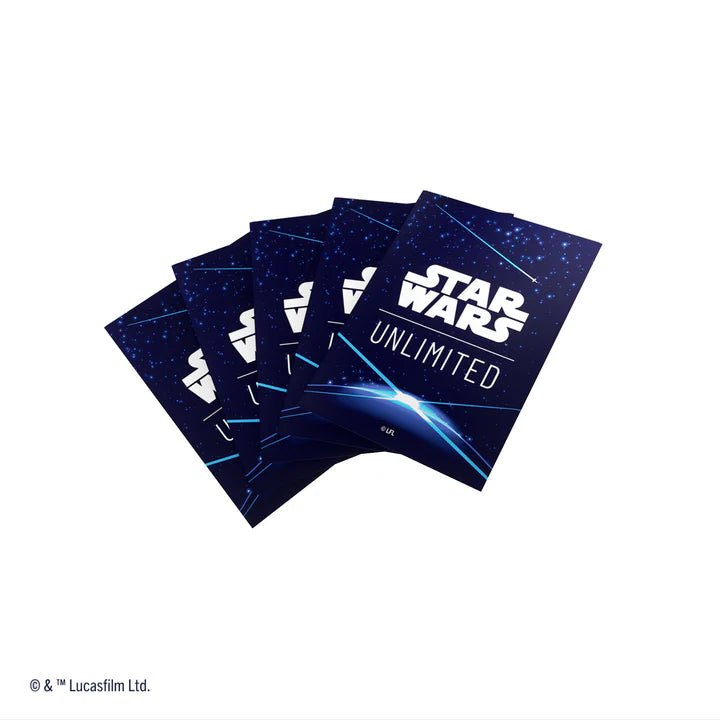 Gamegenic Star Wars: Unlimited Double Sleeving Pack - Space Blue - Gathering Games
