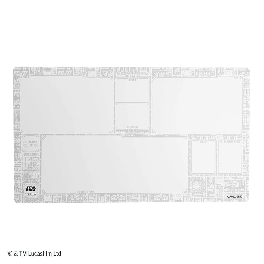 Gamegenic - Star Wars: Unlimited Game Mat - Unlimited Pattern White - Gathering Games