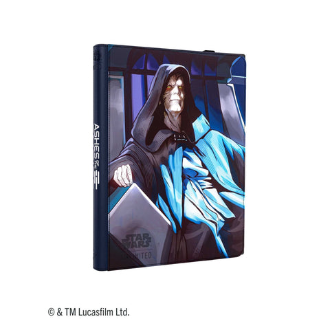 Gamegenic - Star Wars: Unlimited - Jedi Luke Skywalker & Emperor Palpatine 18 - Pocket Zip - Up Album - Gathering Games