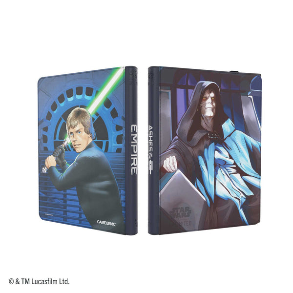 Gamegenic - Star Wars: Unlimited - Jedi Luke Skywalker & Emperor Palpatine 18-Pocket Zip-Up Album - 3