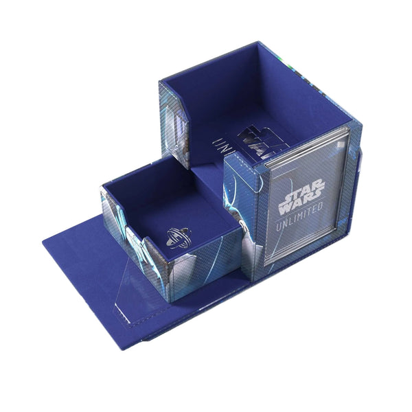 Gamegenic - Star Wars: Unlimited - Jedi Luke Skywalker & Emperor Palpatine Deck Pod - 4