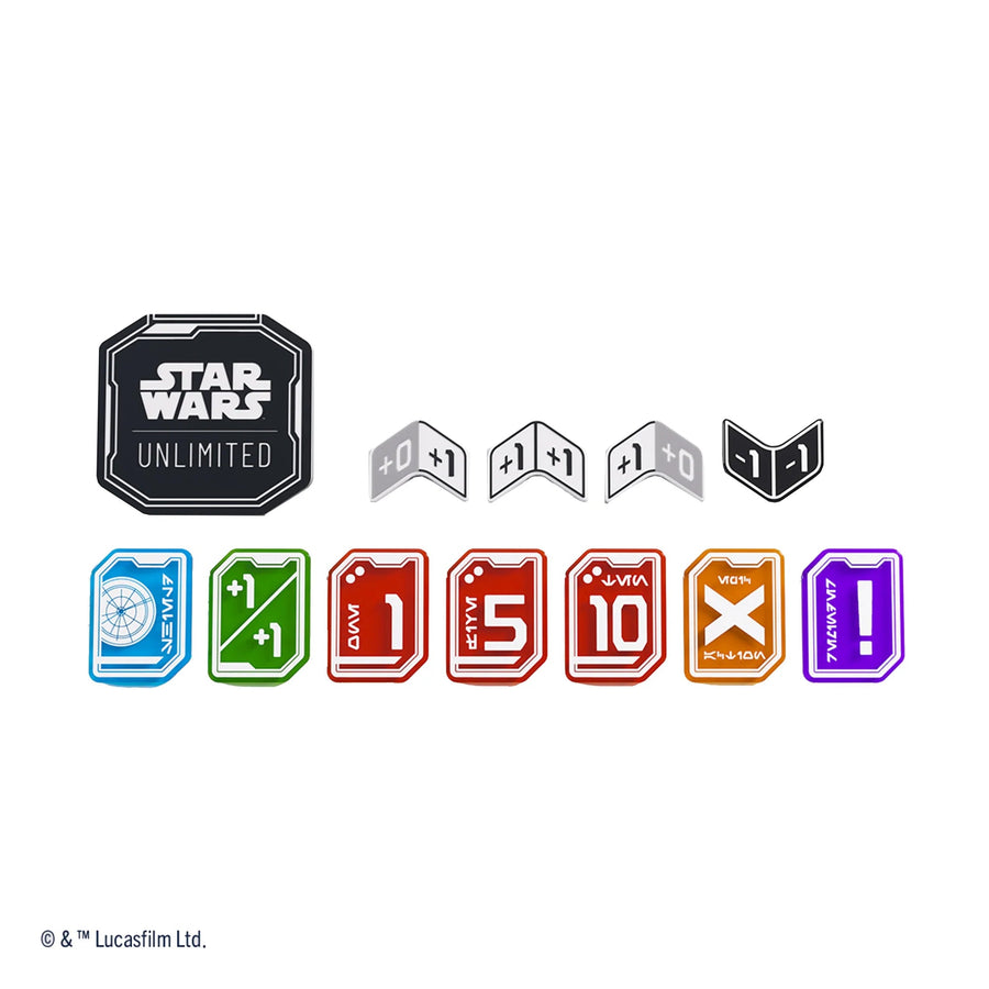 Gamegenic Star Wars: Unlimited Premium Acrylic Tokens - Gathering Games