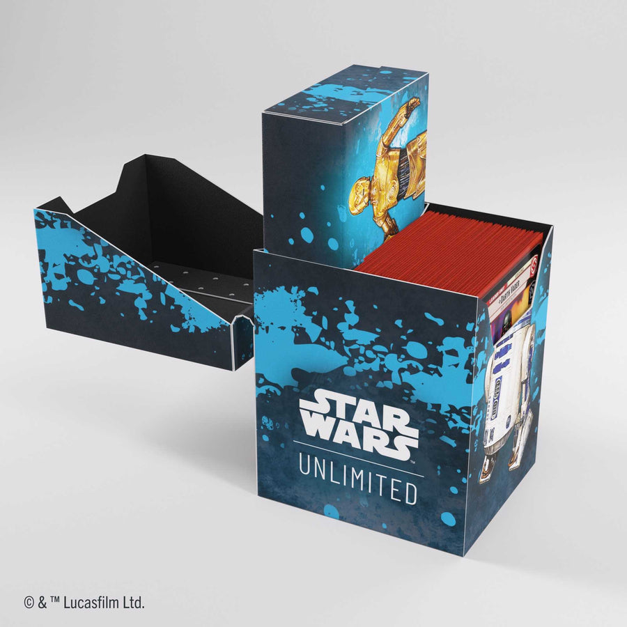 Gamegenic Star Wars: Unlimited Soft Crate - C - 3PO & R2 - D2 - Gathering Games