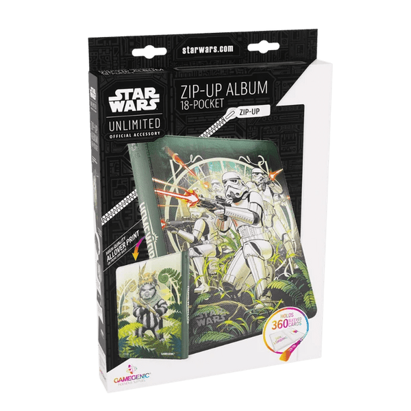 Gamegenic - Star Wars: Unlimited Zip-Up Album 18-Pocket - The First Legion & Teebo - 1