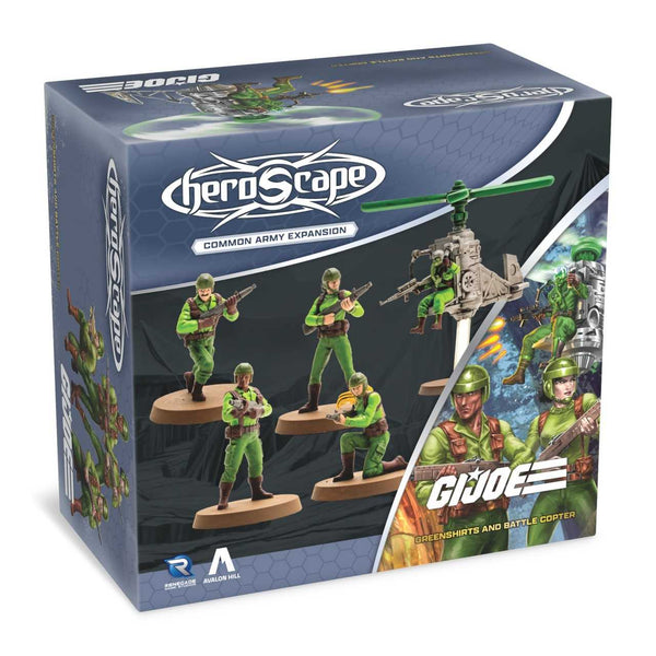 G.I. JOE Heroscape: Greenshirts and Battle Copter Army Expansion - 1