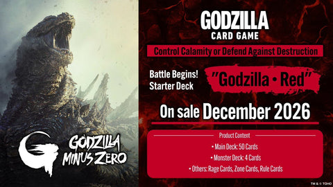 Godzilla Card Game: Battle Begins! Starter Deck - Godzilla Red - Gathering Games
