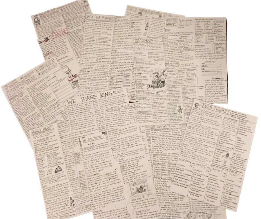 Grant Howitt's One Pagers Volume 1 - One - Page RPGs - Gathering Games