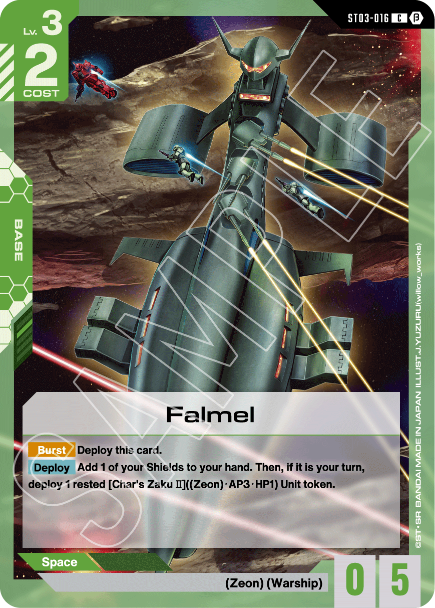 Gundam Card Game: Zeon's Rush Assemble Starter Deck (ST03A) - Gathering Games