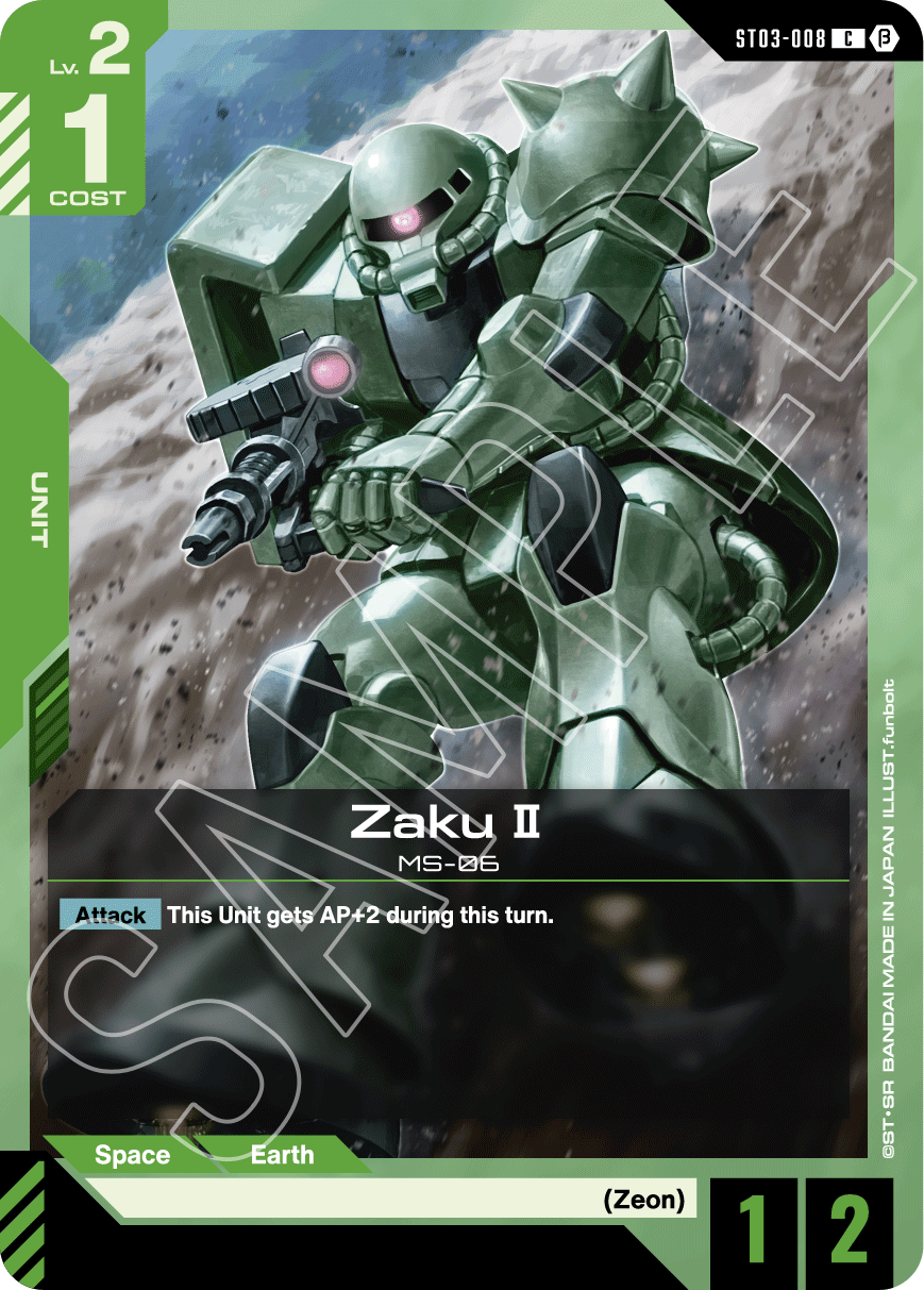 Gundam Card Game: Zeon's Rush Starter Deck (ST03) - Gathering Games