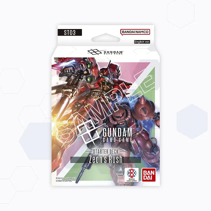 Gundam Card Game: Zeon's Rush Starter Deck (ST03) - Gathering Games