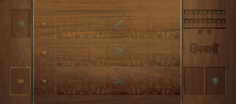 Gwent: Original Wood Mat - 1 Player - Gathering Games