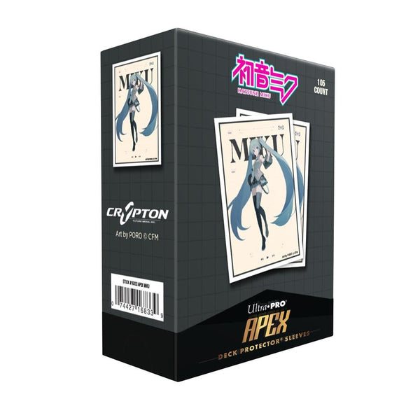 Hatsune Miku Retro Soundscapes - Hatsune Miku 105ct Apex Deck Protector Sleeves - 1