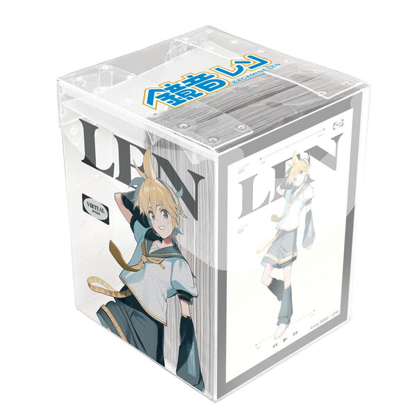 Hatsune Miku Retro Soundscapes - Len 100ct Deck Protector Sleeves In Clear Box - 1