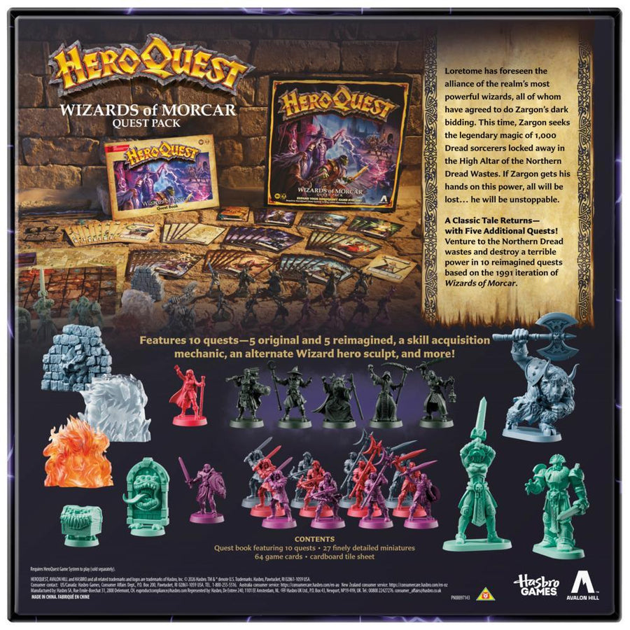 HeroQuest: Wizards Of Morcar Expansion - Gathering Games