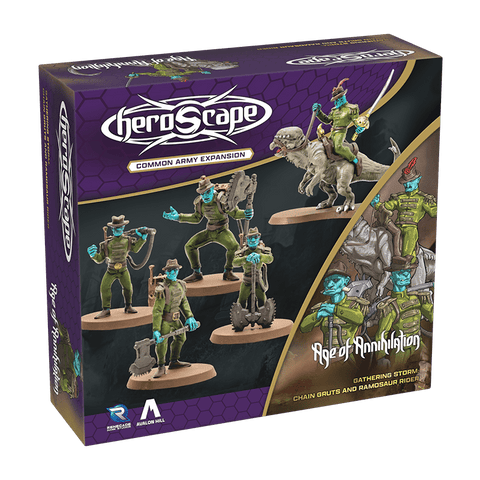 Heroscape: Chain Gruts and Ramosaur Rider Army Expansion - Gathering Games
