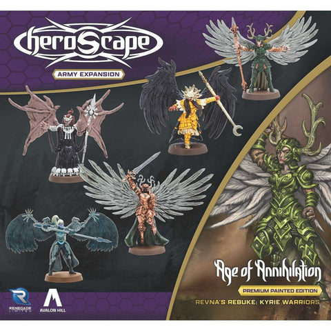 Heroscape: Revna’s Rebuke: Kyrie Warriors Army Expansion - Premium Painted Edition - Gathering Games