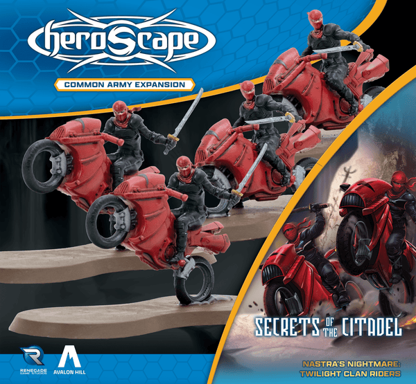 Heroscape: Twilight Ninja Clan Riders Army Expansion - 2