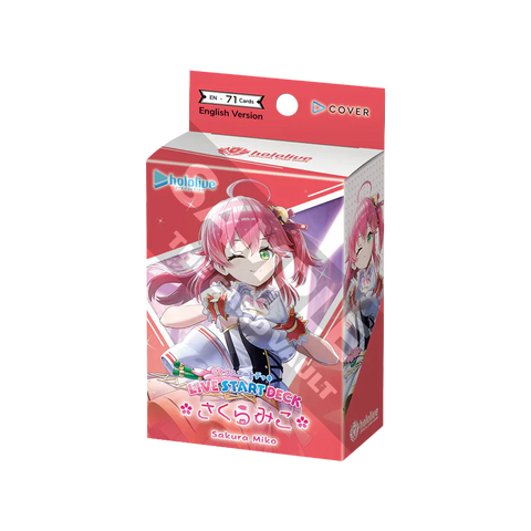 Hololive Official Card Game: Live Start Deck - Sakura Miko - Gathering Games