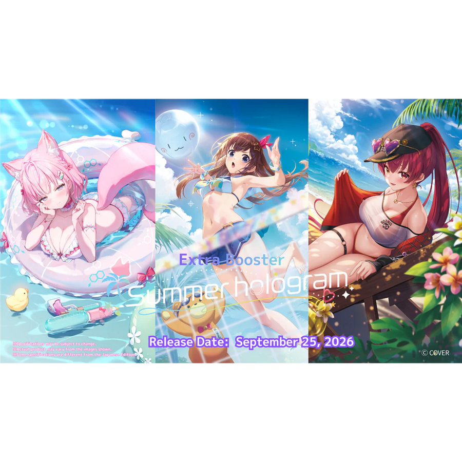 Hololive Official Card Game – Summer Hologram Extra Booster Box - Gathering Games