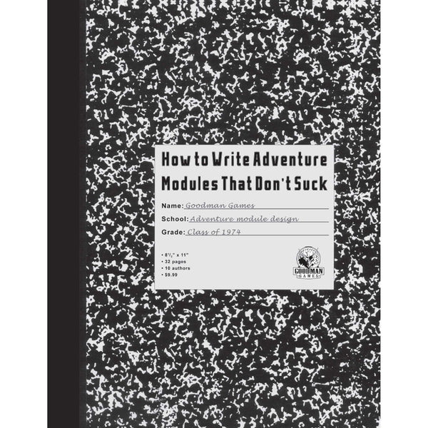 How to Write Adventure Modules That Don't Suck - 1