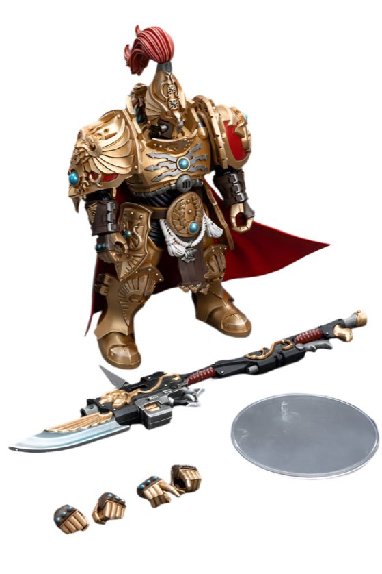 JOYTOY - Warhammer 40k Action Figure: Adeptus Custodes - Shield Captain with Guardian Spear - 7