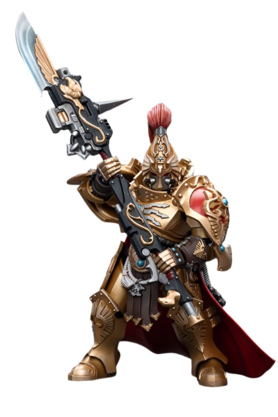 JOYTOY - Warhammer 40k Action Figure: Adeptus Custodes - Shield Captain with Guardian Spear - 3