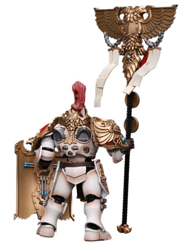 JOYTOY - Warhammer 40k Action Figure: Adeptus Custodes - Solar Watch Vexilus Praetor - Gathering Games