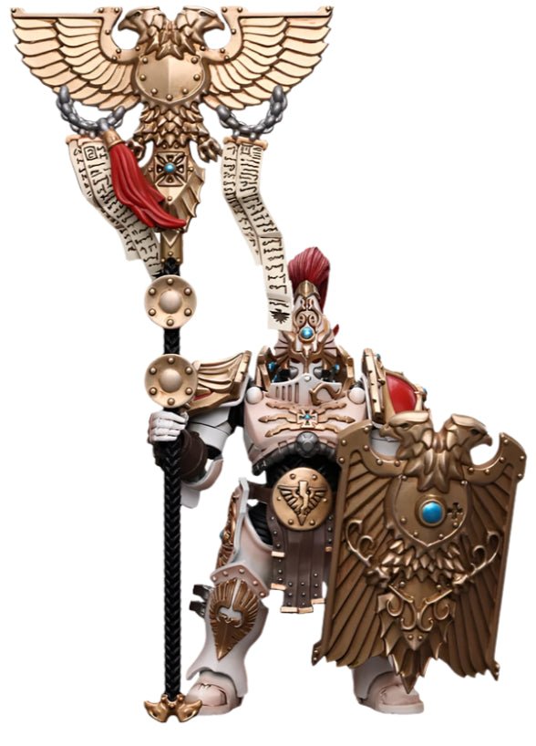 JOYTOY - Warhammer 40k Action Figure: Adeptus Custodes - Solar Watch Vexilus Praetor - Gathering Games