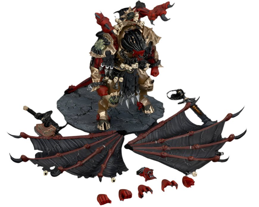 JOYTOY - Warhammer 40k Action Figure: World Eaters - Argron, Daemon Primarch of Khorne - Gathering Games