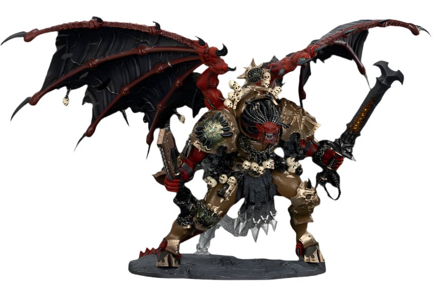 JOYTOY - Warhammer 40k Action Figure: World Eaters - Argron, Daemon Primarch of Khorne - Gathering Games