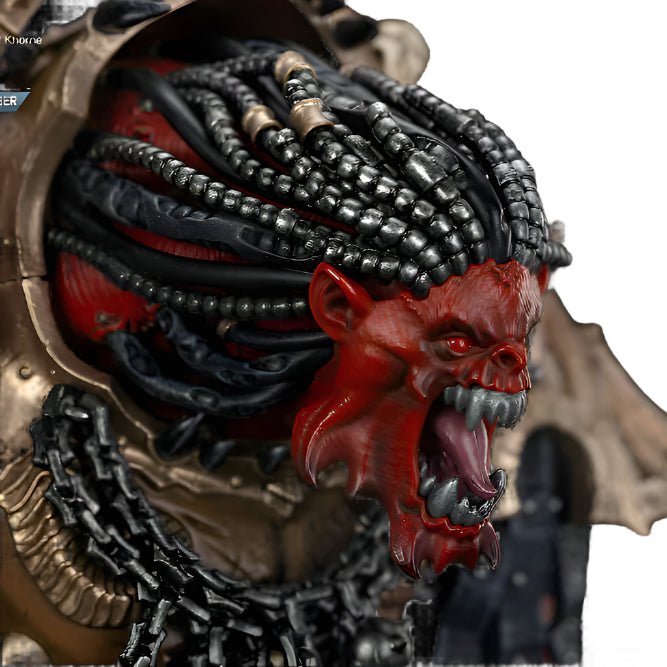 JOYTOY - Warhammer 40k Action Figure: World Eaters - Argron, Daemon Primarch of Khorne - Gathering Games