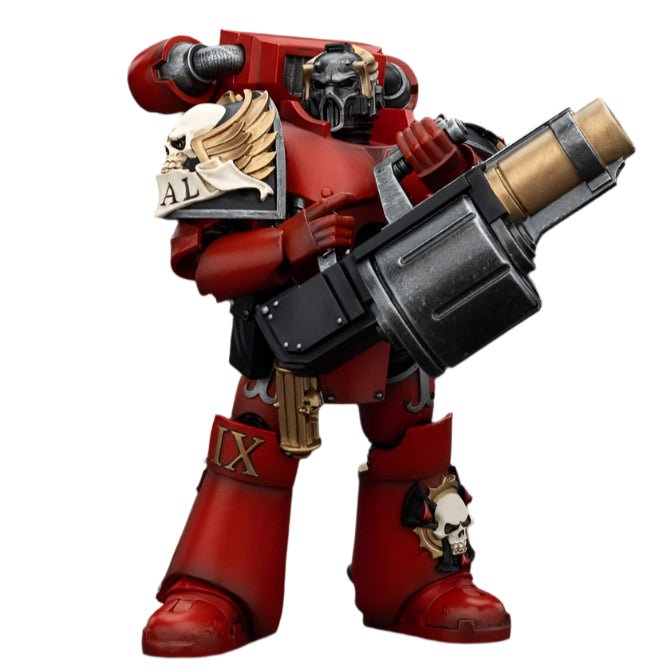 JOYTOY - Warhammer The Horus Heresy Action Figure: Blood Angels - Angel's Tears Squad Arch - Erelim with Angel's Tears Grenade Launcher - Gathering Games