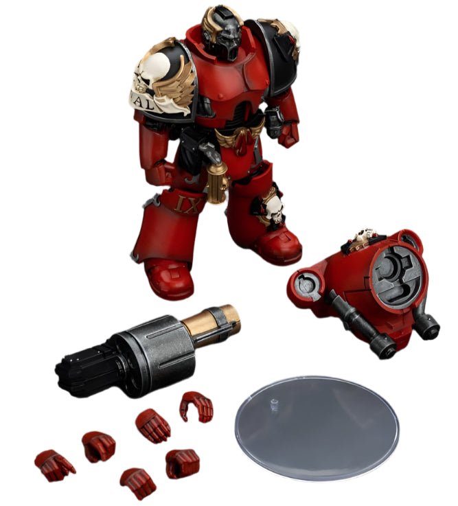 JOYTOY - Warhammer The Horus Heresy Action Figure: Blood Angels - Angel's Tears Squad Arch - Erelim with Angel's Tears Grenade Launcher - Gathering Games