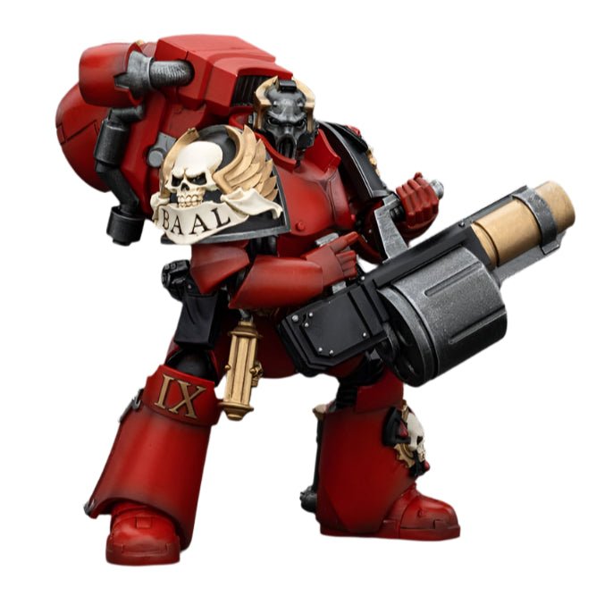 JOYTOY - Warhammer The Horus Heresy Action Figure: Blood Angels - Angel's Tears Squad Arch - Erelim with Angel's Tears Grenade Launcher - Gathering Games