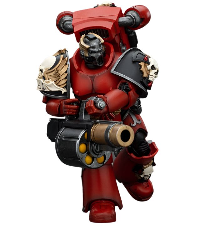 JOYTOY - Warhammer The Horus Heresy Action Figure: Blood Angels - Angel's Tears Squad Arch - Erelim with Angel's Tears Grenade Launcher - Gathering Games