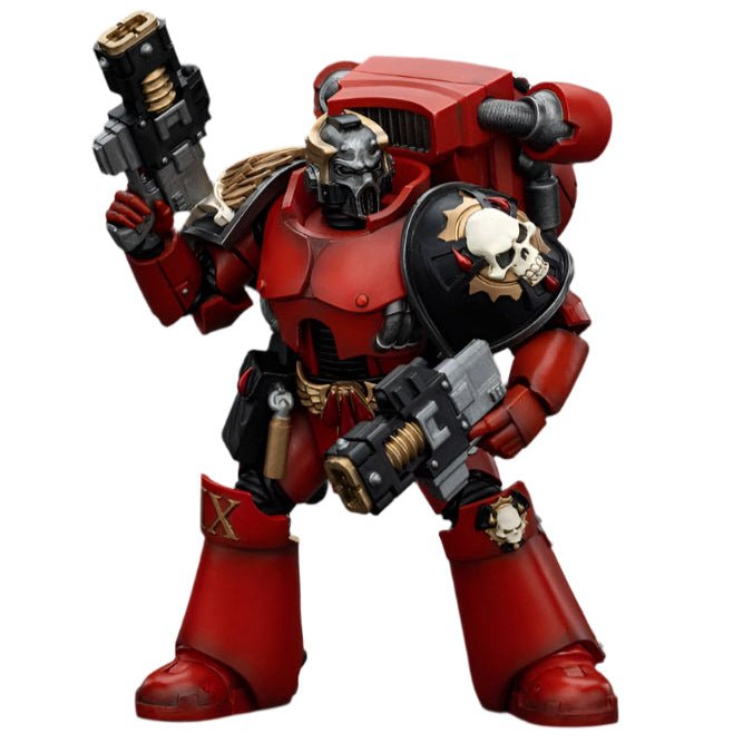 JOYTOY - Warhammer The Horus Heresy Action Figure: Blood Angels - Angel's Tears Squad Arch - Erelim with Volkite Serpentas - Gathering Games