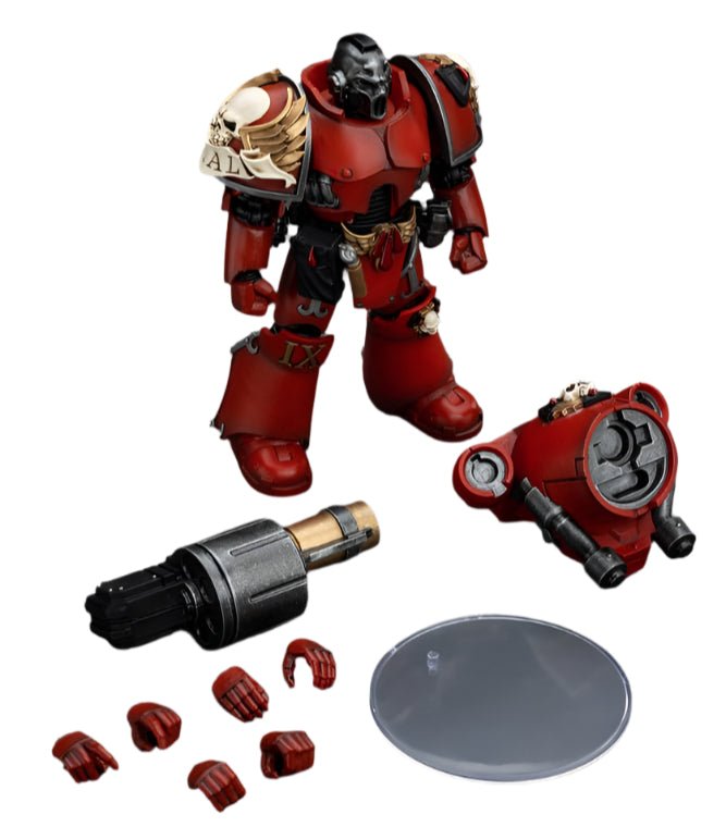 JOYTOY - Warhammer The Horus Heresy Action Figure: Blood Angels - Angel's Tears Squad Erelim with Angel's Tears Grenade Launcher - Gathering Games