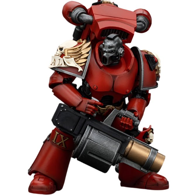 JOYTOY - Warhammer The Horus Heresy Action Figure: Blood Angels - Angel's Tears Squad Erelim with Angel's Tears Grenade Launcher - Gathering Games