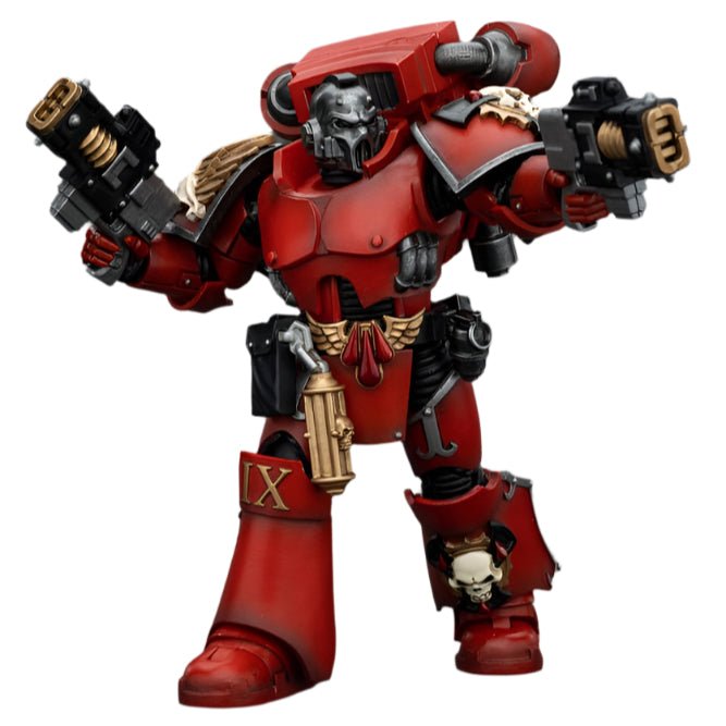 JOYTOY - Warhammer The Horus Heresy Action Figure: Blood Angels - Angel's Tears Squad Erelim with Volkite Serpentas - Gathering Games