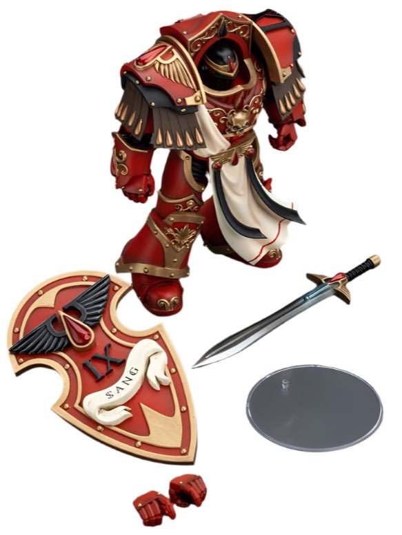 JOYTOY - Warhammer The Horus Heresy Action Figure: Blood Angels - Crimson Paladins Squad Crimson Paladin 1 - 6