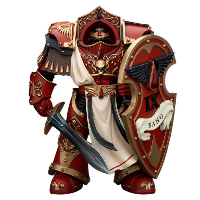 JOYTOY - Warhammer The Horus Heresy Action Figure: Blood Angels - Crimson Paladins Squad Crimson Paladin 1 - Gathering Games