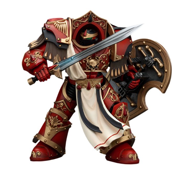JOYTOY - Warhammer The Horus Heresy Action Figure: Blood Angels - Crimson Paladins Squad Crimson Paladin 1 - Gathering Games