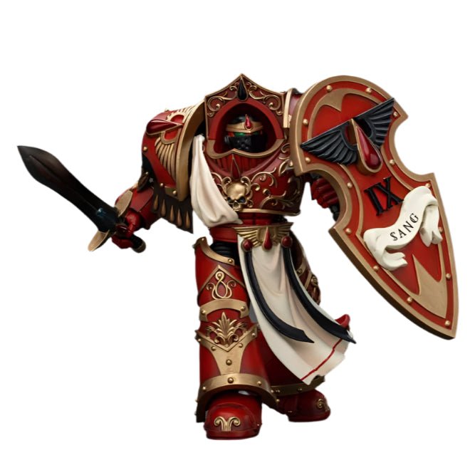 JOYTOY - Warhammer The Horus Heresy Action Figure: Blood Angels - Crimson Paladins Squad Crimson Paladin 1 - Gathering Games