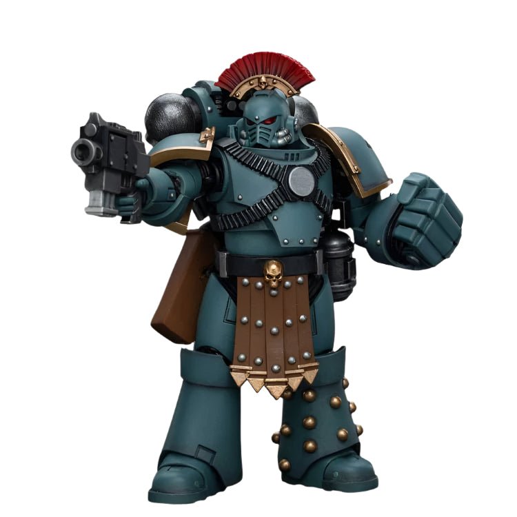 JOYTOY - Warhammer The Horus Heresy Action Figure: Sons of Horus - MKIV Tactical Squad Sergeant with Power Fist - Gathering Games